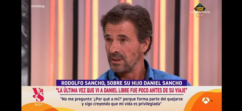 “Sonsoles prefiero que hablemos de mi” Rodolfo Sancho y el corte a Sonsoles