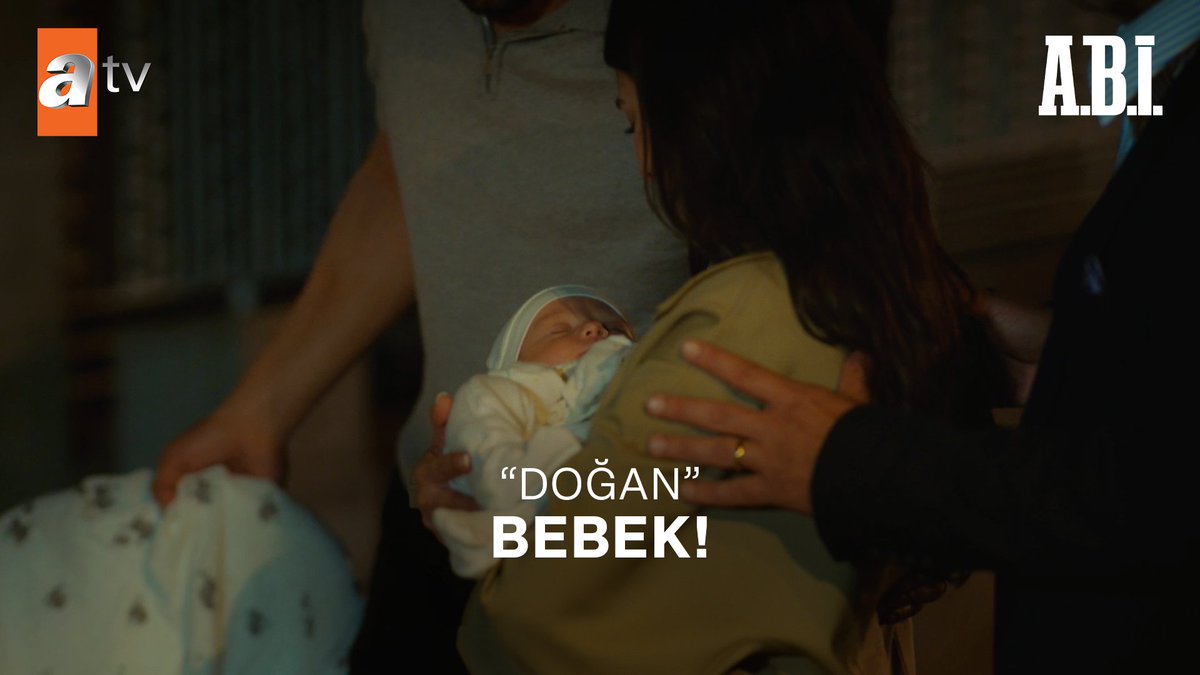 Gülüşan ve Sefa'nın bebeği, "Doğan"... Hoş geldin aramıza! 🥹🤍 #AbiDizisi atv