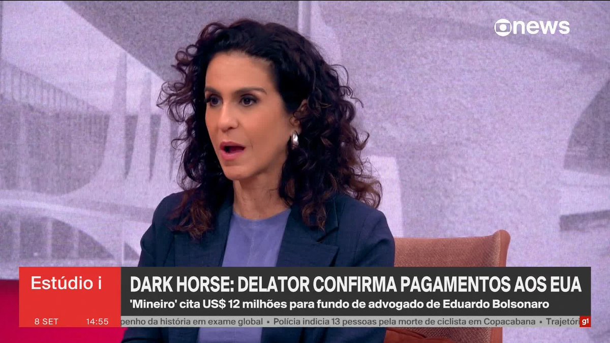 .Malu Gaspar: Delator confirma 7 pagamentos que totalizam US$ 12,3 milhões para fundo de advogado de Eduardo Bolsonaro. ➡️ #Estúdioi - de segunda a sexta, às 13h, na #GloboNews. Assista na TV e no Globoplay