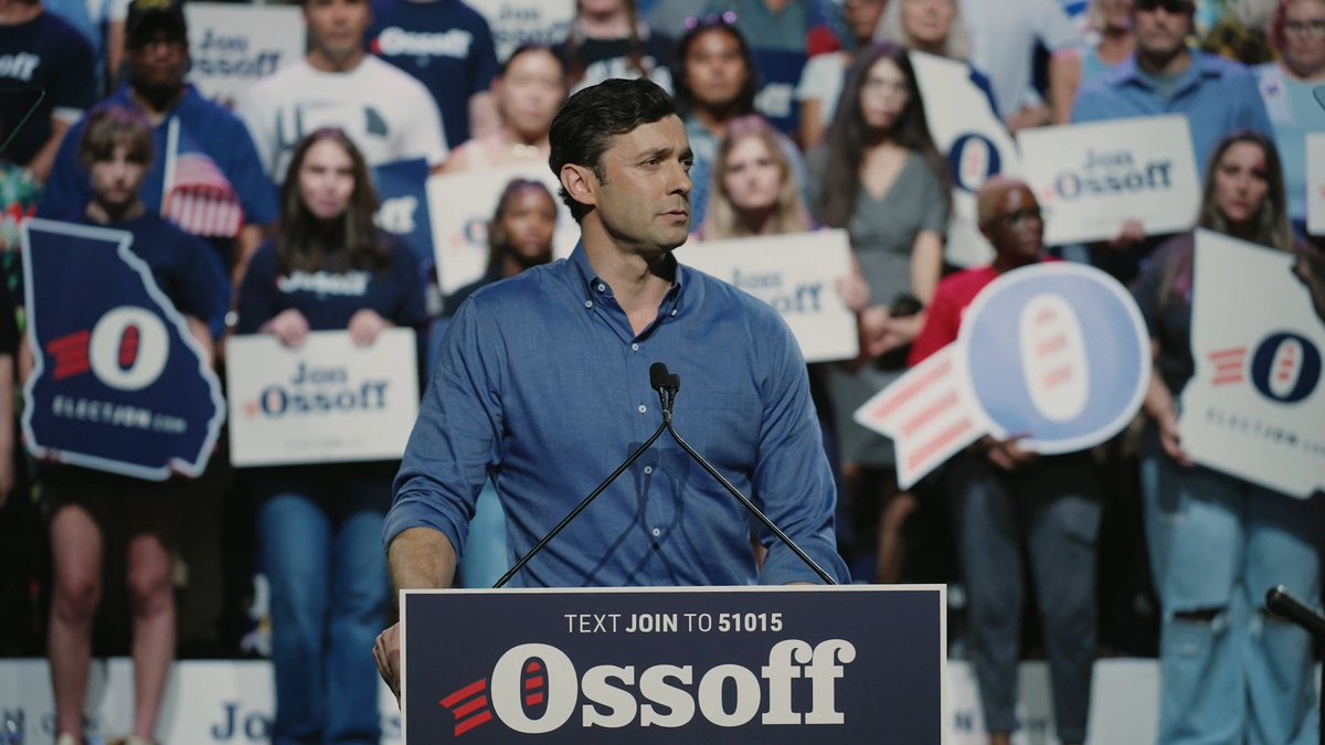 Ossoff: Just think, 250 years on, what the founders would see if they visited us today. They'd see that slavery had been abolished. They'd see that Americans without land and then women and then the descendants of slaves had secured voting rights. They'd see that our science and technology propelled human knowledge to unimaginable heights and that those thirteen colonies had grown into a superpower that defeated the Nazis and communism. They'd see a pluralist democracy, people of all colors descended from every point on Earth, stitched together out of many nations into one. But they'd also see a nation that, at the height of its wealth and power, fell into the very traps they most feared, consumed by bitter conflict between factions captured by special interests. Losing touch with the great national spirit that defeated fascism, with the spirit that landed men on the moon and passed civil rights laws.