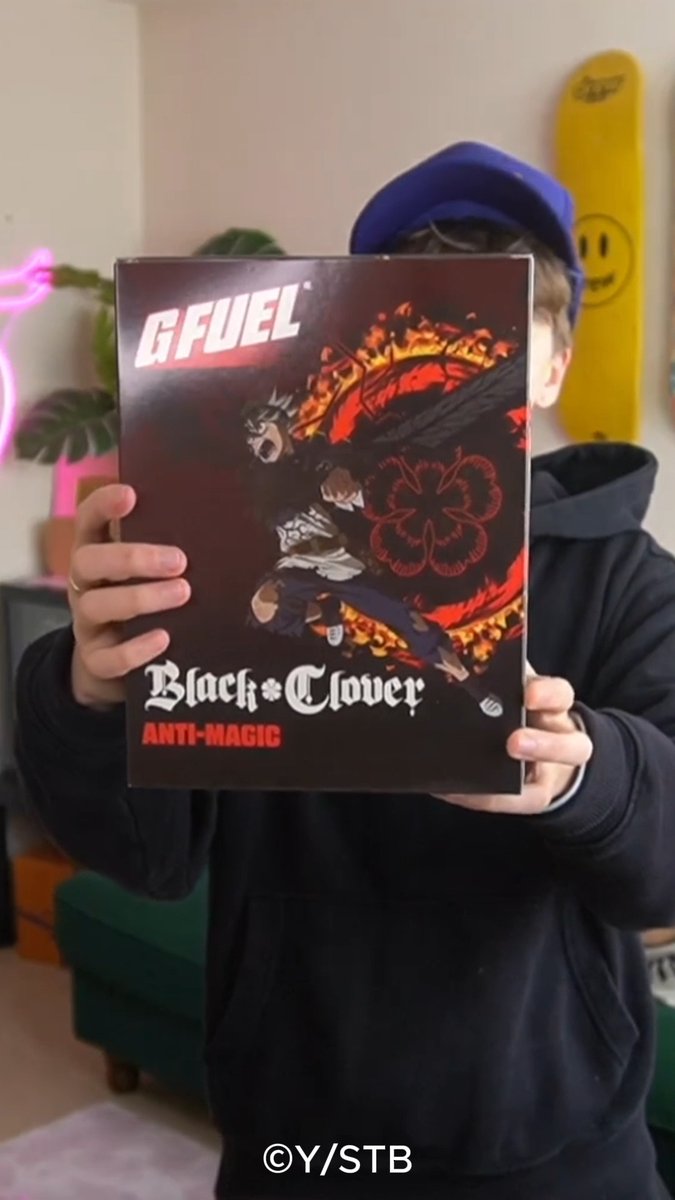 First look at G FUEL x Black Clover Collector’s Box, featuring our all-new Anti-Magic flavor: Blackberry Honey Mead 🍯 Join the waitlist: ⚔️