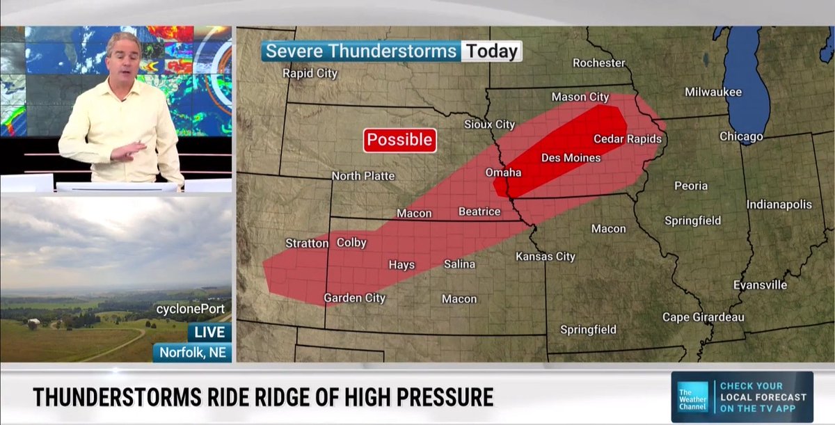 Severe storms are expected to develop, with the threat of damaging winds and tornadoes continuing into the evening. Here’s what you need to know: