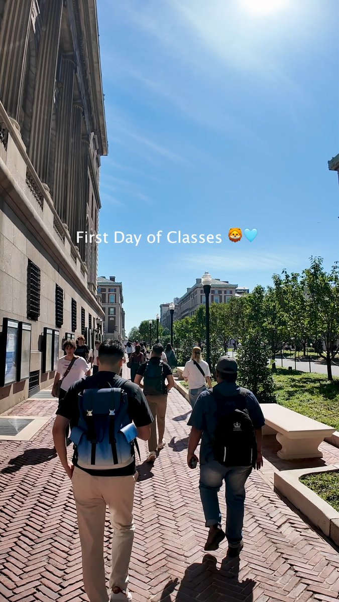 🦁📚 Happy first day of classes, Columbia!