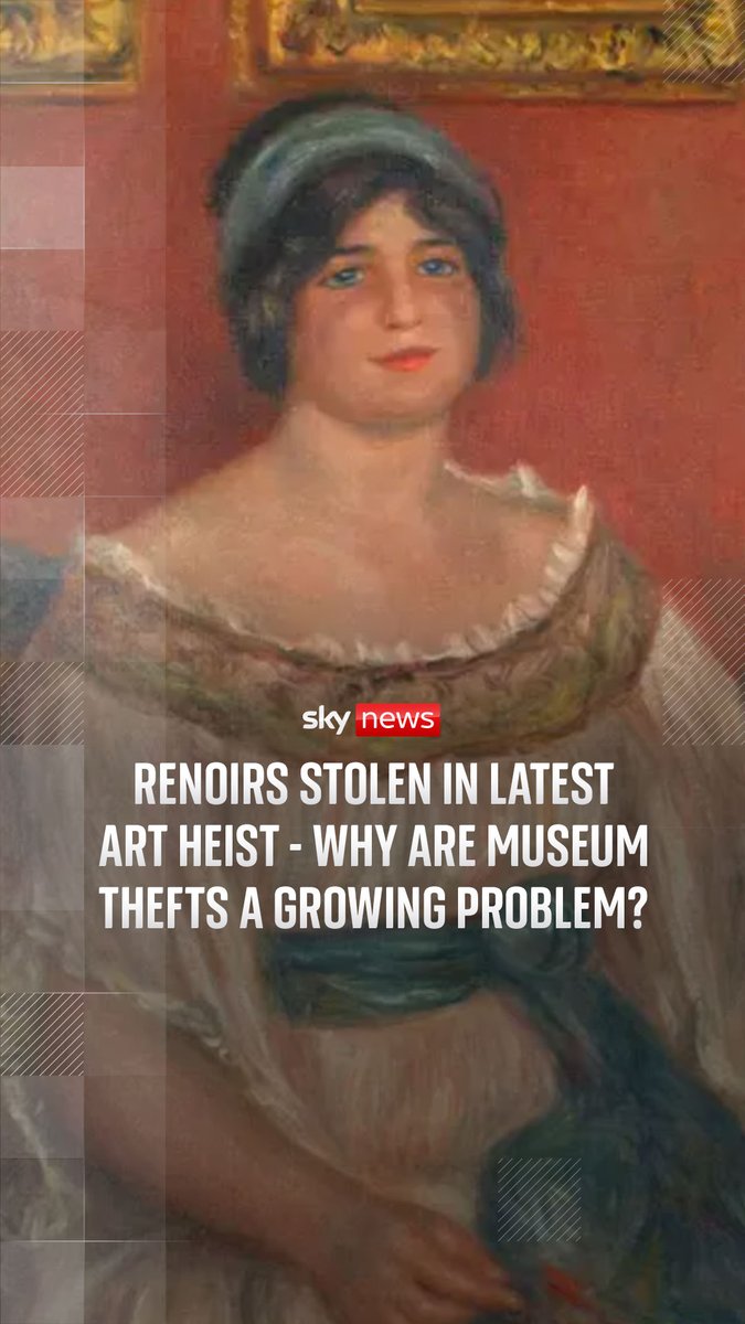 Sky's Katie Spencer looks at the latest in a wave of art thefts in Europe - as the Renoir Museum in the south of France becomes the latest to be targeted. Latest arts and entertainment news: