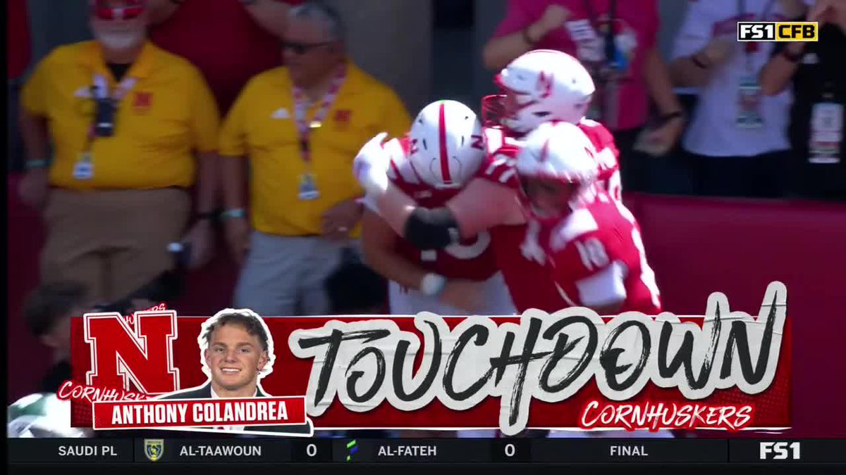Grade Anthony Colandrea’s Husker debut⬇️⬇️⬇️