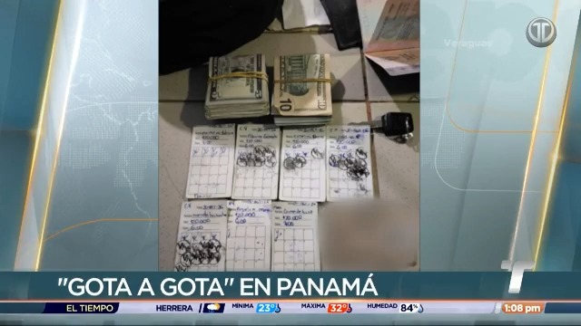 Un colombiano fue aprehendido por la Policía Nacional en Kuna Nega con más de 4 mil dólares que no pudo justificar y tarjetas utilizadas para un sistema de pagos diarios denominado “gota a gota”. Especialistas explican que la figura de “gota a gota” se desarrolla en muchos países de la región, y advierten que este esquema puede generar amenazas o extorsión.