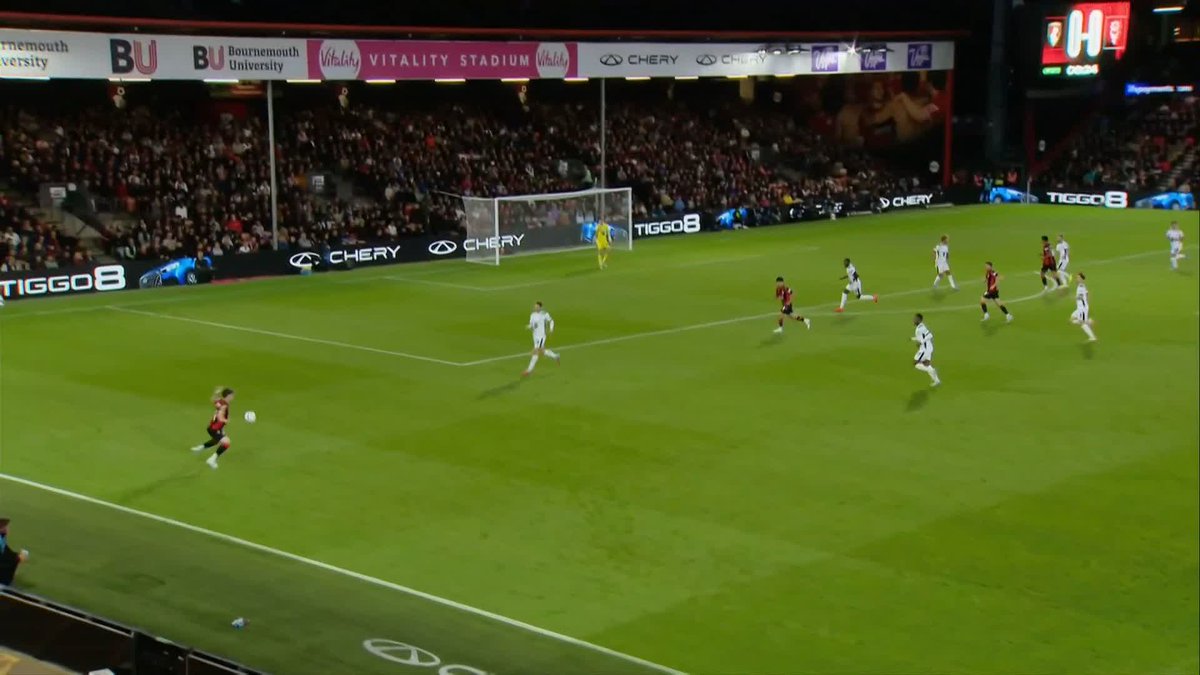 Ryan Christie has put Bournemouth ahead against Lincoln in the Carabao Cup! 🍒