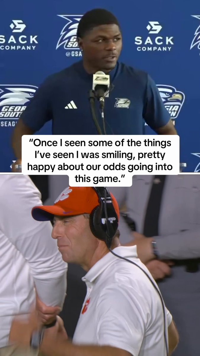 Georgia Southern’s Aaron Sears likes his team's chances against Clemson.