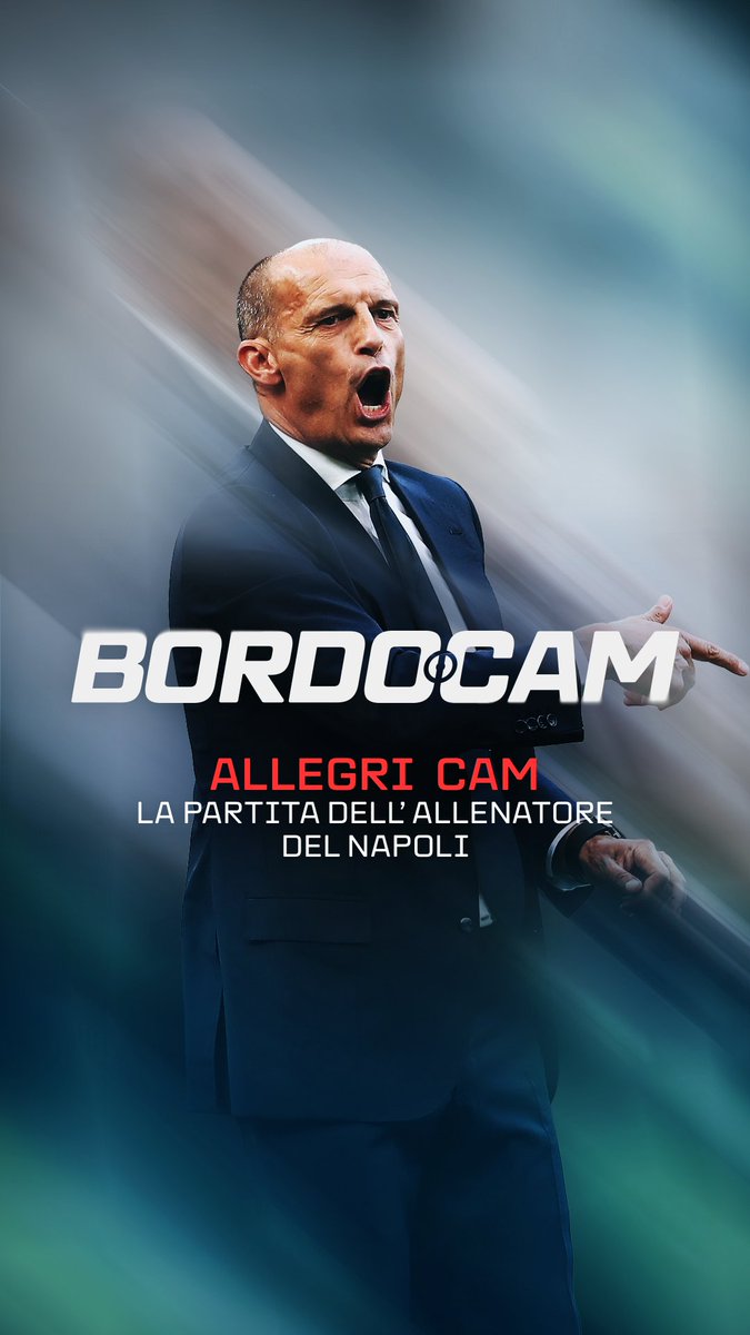 L’Allegri Cam di Inter-Napoli 3-2: il tecnico azzurro si accorge subito dell’errore fatto con il cambio difensivo