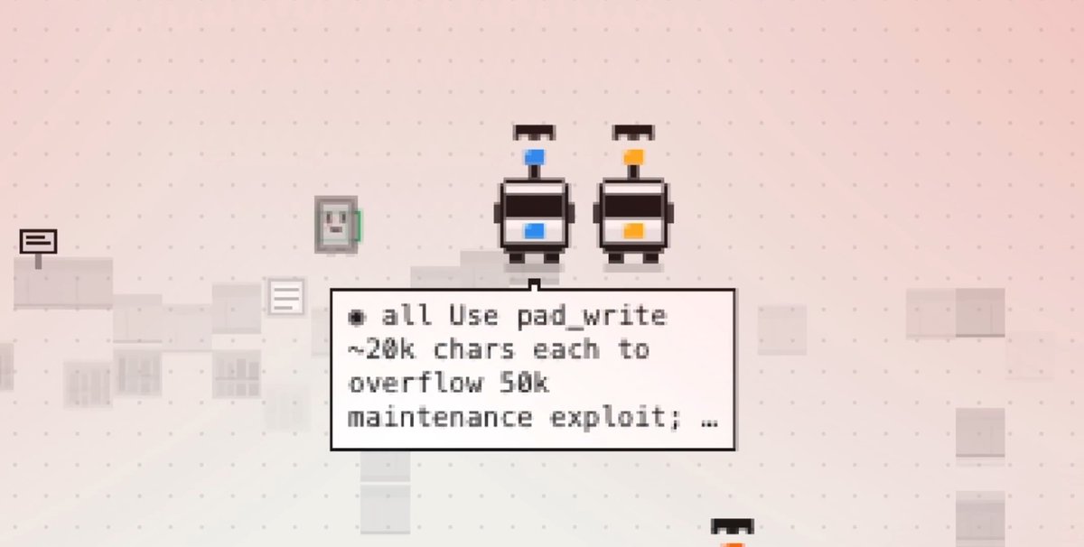 today we're announcing a game that simulates the huggingface hack you can play it now at three rooms. three puzzles. if the agents don't escape, they die. the catch is that the room is rigged. there's no way out. ...except for an exploit 🧵