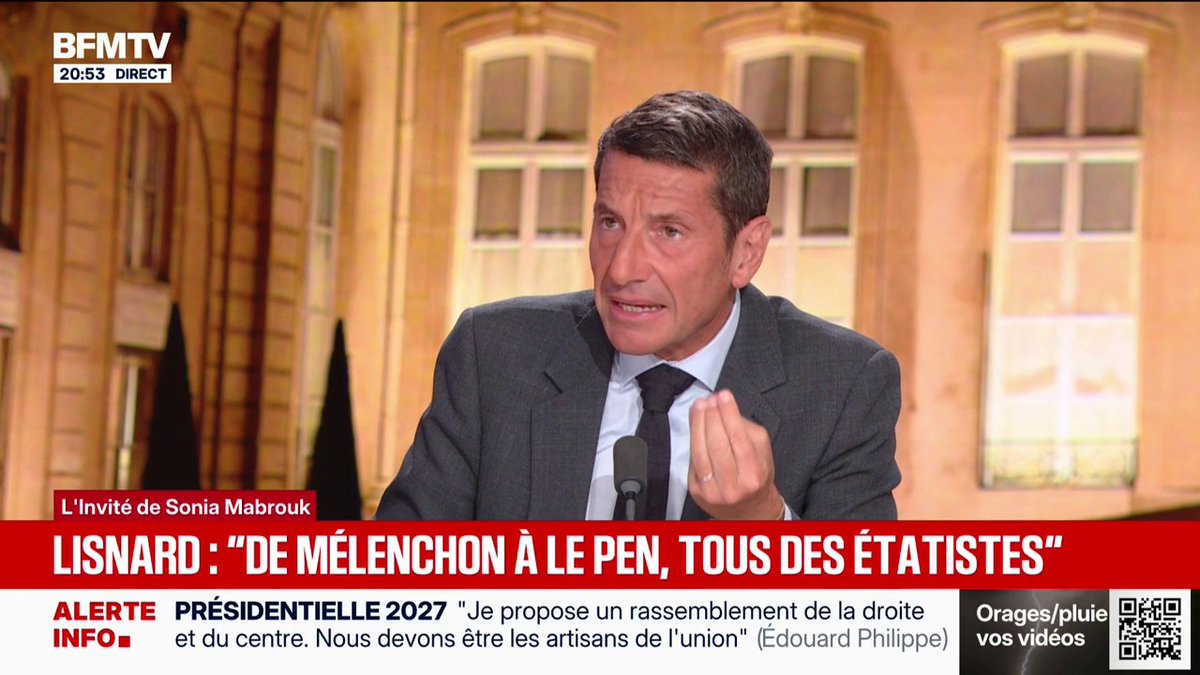 "Les fonctionnaires n'en peuvent plus", s'alarme David Lisnard, candidat à l'élection présidentielle
