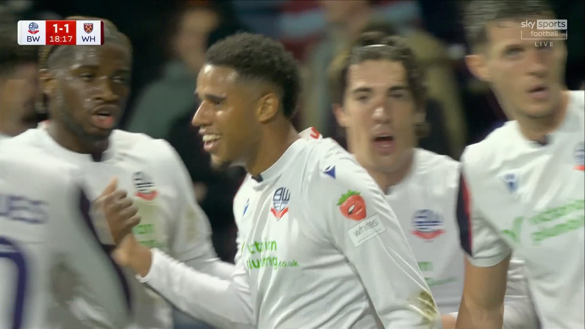 Bolton hit back! Ethan Erhahon's deflected effort flies into the back of the net! ๐ฎโ๐จ