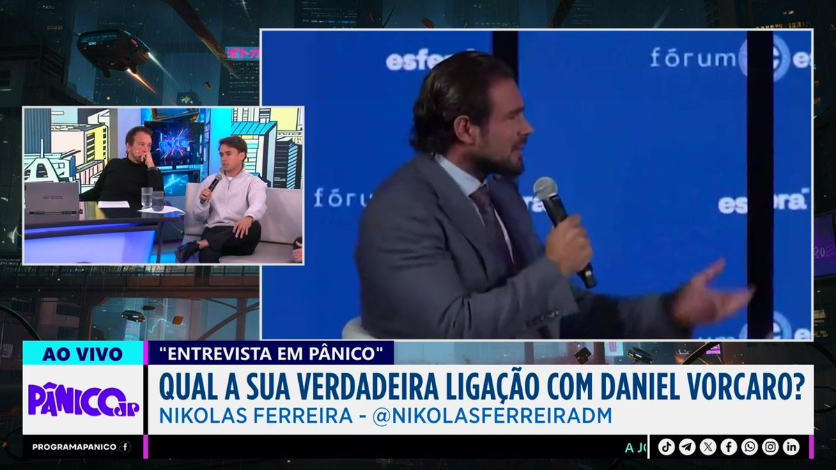NIKOLAS FERREIRA DESMASCARA NARRATIVAS SOBRE O BANCO MASTER E VORCARO #Pânico Assista ao Pânico na íntegra: