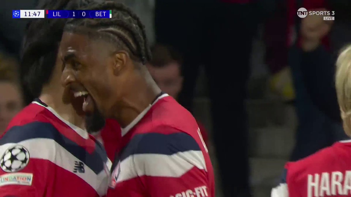 Magnificent assist from Ethan Mbappé puts Lille ahead 😮💨
