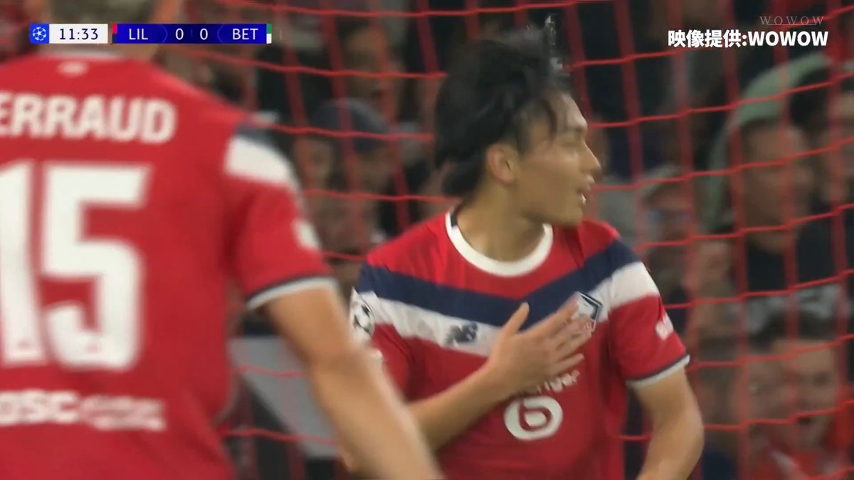 [速報]上田綺世 先発起用でいきなり活躍！ 🏆UEFAチャンピオンズリーグ Matchday1 🆚リール vs ベティス ／ 渾身のヘッドで叩き込み 開始12分で先制点奪取！ ＼ ABEMAでWOWSPOに登録して 世界最高峰のスポーツを楽しもう ABEMA de WOWSPOはこちら👇