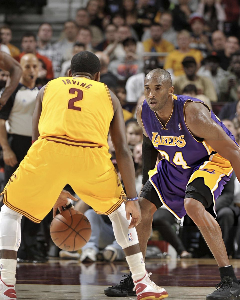 Kobe Bryant vs. Kyrie Irving (2012) Bryant: 42 pts, 5 reb, 2 ast, 57% fg Irving: 28 pts, 11 ast, 6 reb, 52% fg