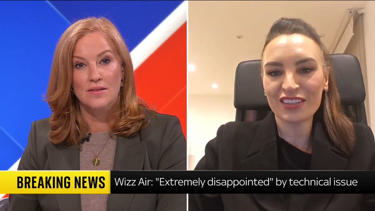 "This is the third summer passengers have been impacted by mass disruption as a result of ATC failures." Head of Wizz Air UK tells Sarah-Jane Mee she is 'beyond angry' as an air traffic control issue is causing major disruption at UK airports.