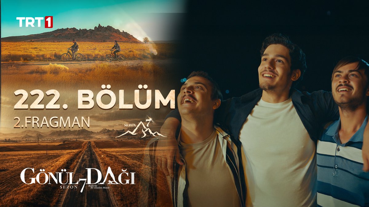 “Babalarımız burada bir masal yazdı. Olmayacak şeyleri yaptılar. Bozkırı yeşerttiler. Şimdi sıra bizde. Bu masalı biz devam ettireceğiz.” 222. Bölüm 2. Fragmanımız sizlerle. Gönül Dağı yeni bölümleriyle her cumartesi 20.00’de TRT 1’de! TRT 1
