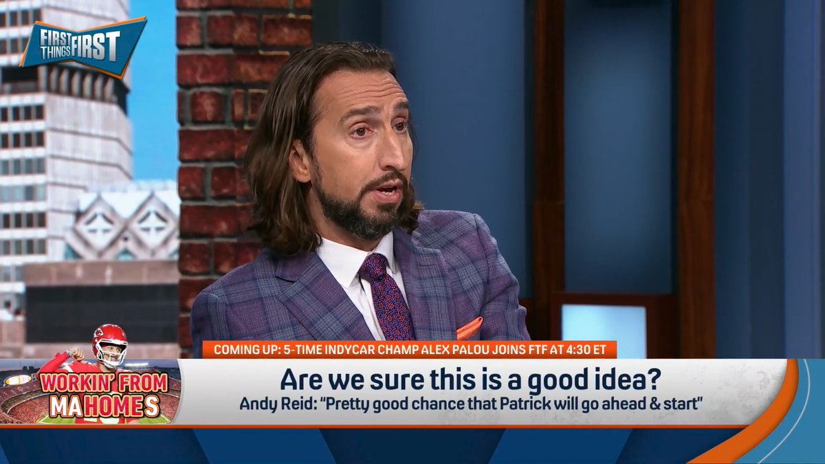 Good idea to start Patrick Mahomes? nick wright weighs in: “The answer is unequivocally yes. He is your starting quarterback. He is healthy enough to go. He is itching to go. And in professional football, sometimes you don’t have all 5 of your starting offensive linemen.”
