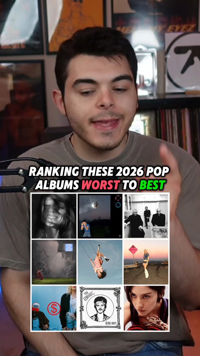 Ranking these 2026 Pop Albums Worst to Best
