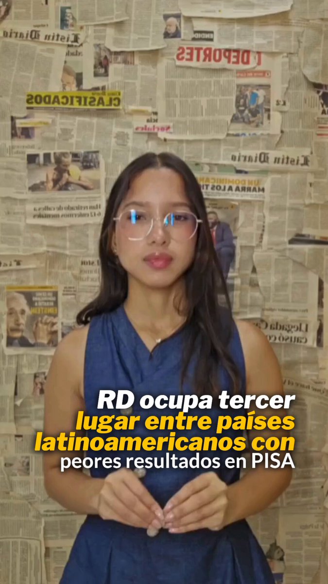 #VideoLD | República Dominicana figura como el tercer país de Latinoamérica con la calificación más baja en las pruebas del Programa para la Evaluación Internacional de los Estudiantes (PISA), solo por encima de Paraguay y Guatemala, de acuerdo con los resultados divulgados por la Organización para la Cooperación y el Desarrollo Económicos (OCDE). 🔗 #ListínDiario