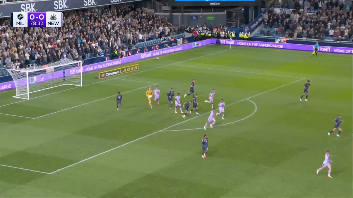 "Livramento had a NIGHTMARE, he's so lucky" 😨 Millwall were INCHES away from taking the lead against Newcastle 🤏