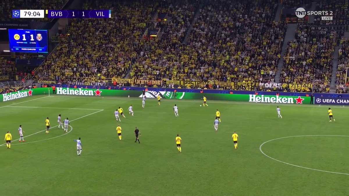 Serhou Guirassy gives Borussia Dortmund a 2-1 lead on his 100th appearance for the club ๐ก ๐บ Watch now on TNT Sports & HBO Max