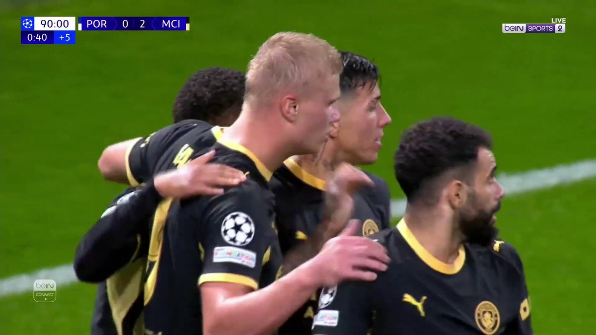 هالاند يضاعف من تقدم مانشستر سيتي بهدف ثانٍ ⚽🔥 #دوري_أبطال_أوروبا