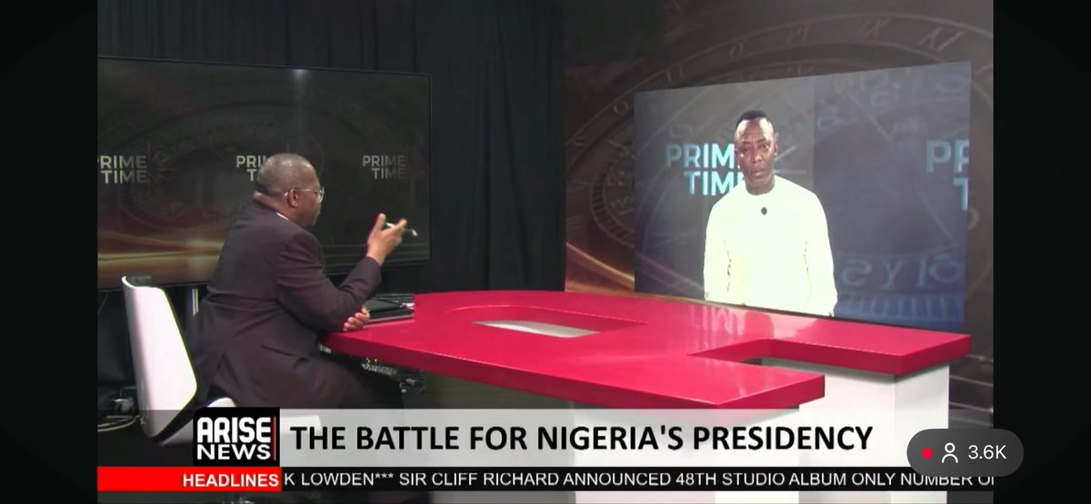 Sowore is PRESIDENTIAL.