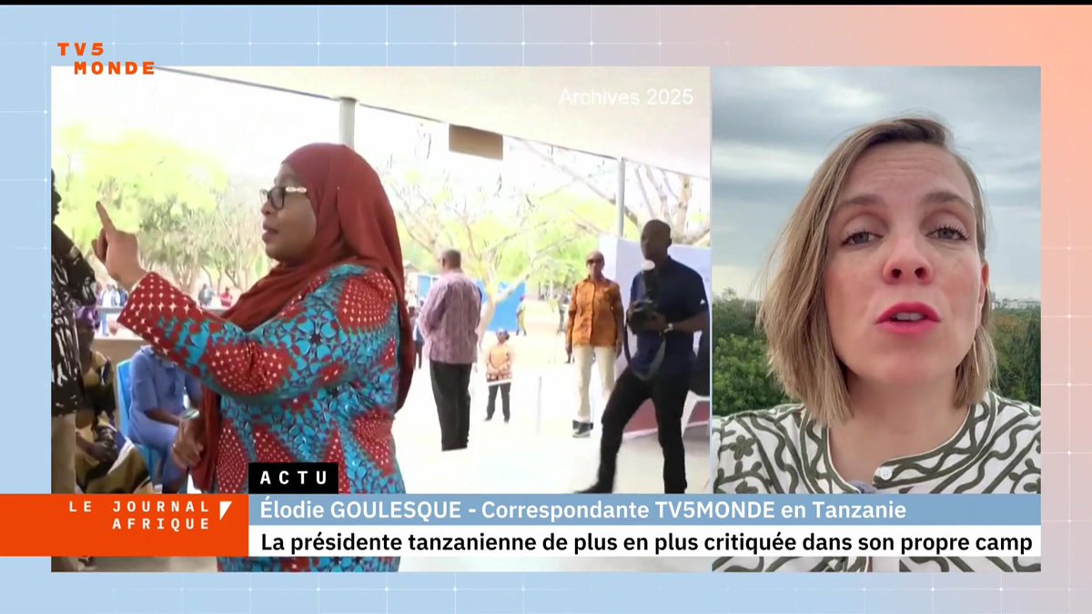 En Tanzanie, les critiques de la Présidente Samia Suluhu Hassan se font de plus en plus vives, notamment venant d’un ancien Premier ministre. Les explications d’Elodie Goulesque, correspondante de TV5 Monde en Tanzanie.