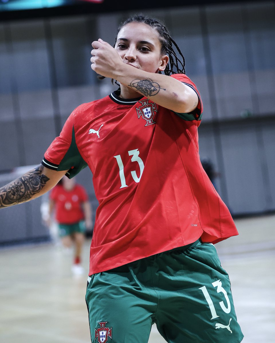 O primeiro golo com a Seleção A é sempre especial, Mariana 🥹 #WFutsal | #PORFRA