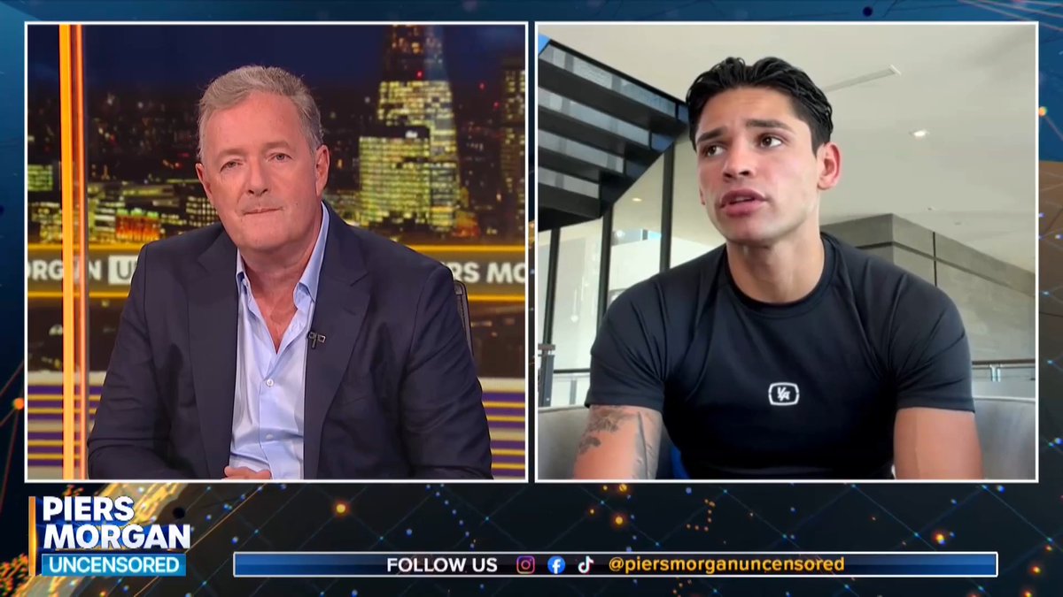 "This dude is not at my level, he's a jokester - he's banking on that I don't work hard!" Ryan Garcia fires back at Conor Benn after Benn slammed his 'mentality' ahead of Saturday’s showdown. 📺 Piers Morgan | RYAN GARCIA | Conor Nigel Benn