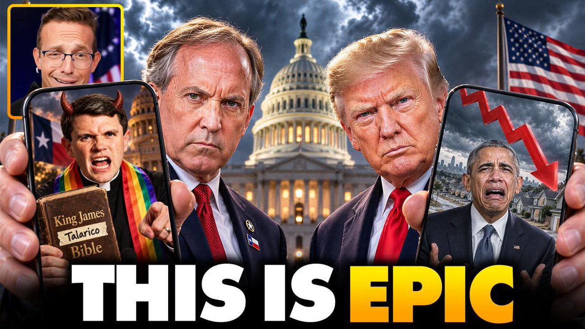 Trump Drops First Viral Political Ad on 𝕏 Since 2024 as Texas Senate Race Ad BLOWS UP..' ‘Christian?!’ James Talarico claims to be a Christian but everything that comes out of his mouth is antithetical to the religion he claims and even worse he twists scripture to defend it. Ken Paxton’s banger new video just exposed him. Meanwhile, the President dropped a banger focusing on the biggest issue facing young people: affordable housing. If Democrats take back power things are going to get bad… The midterms are going to be a fight for the future of this country and battleground will be in Texas.