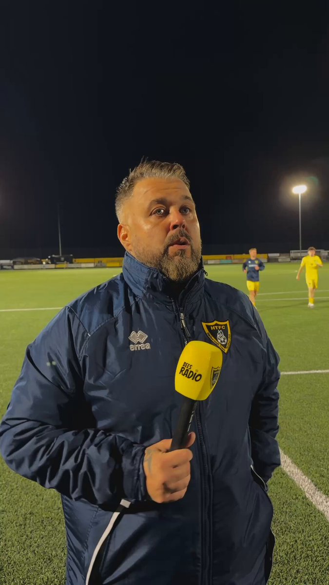 The Gaffer Speaks. 🎙️ Sponsored by the Elite Construction Network. 🤝 Mitch Austin reflects on this evening's 3-0 defeat against Hereford at the Beehive. 🐝