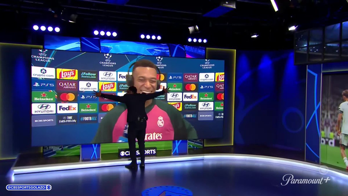 It's been six years in the making for Micah Richards 🫂 Kylian Mbappé gets the warmest of welcomes on UCL Today 😂