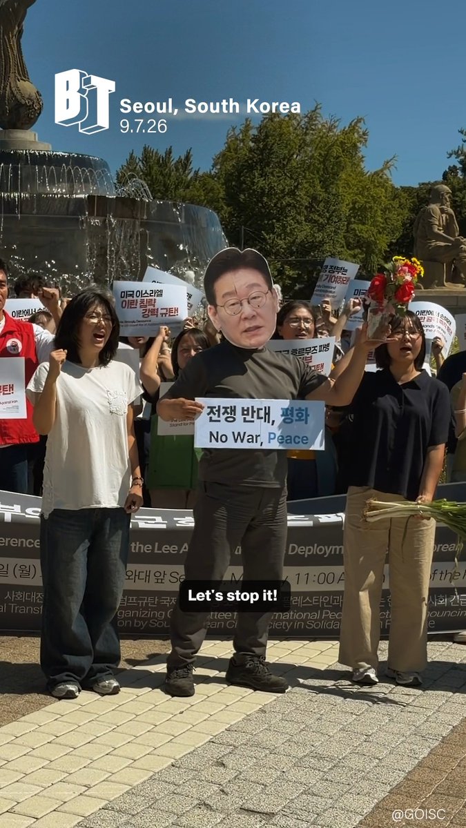 Under US pressure, Seoul is considering sending troops to the Strait of Hormuz. On Monday, South Korean activists rallied in opposition to military deployment, calling on President Lee Jae-Myung to oppose US aggression against Iran and instead pursue diplomacy and a peaceful resolution. Opposition is also significant nationally: A recent Gallup Korea poll found 55% opposed sending South Korean warships to the region.