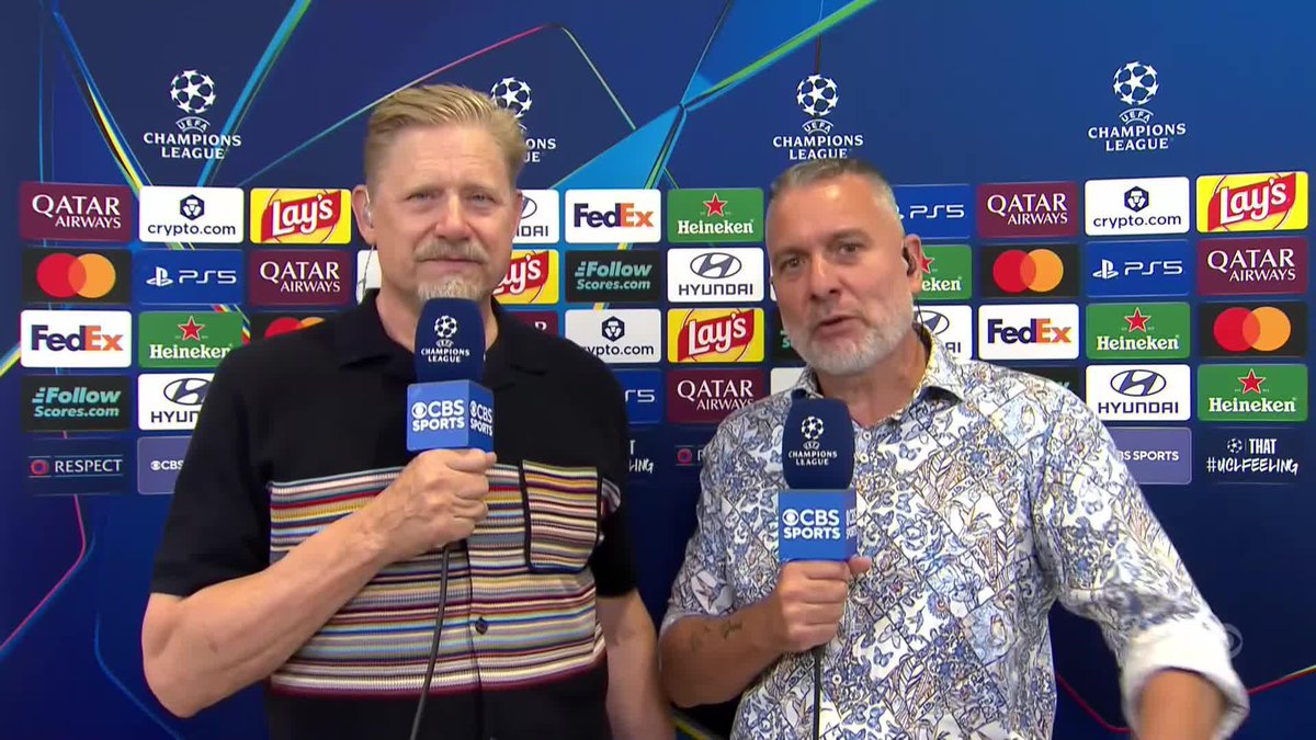 "Do you remember the sound of the Champions League anthem?" 😂 Guillem Balague didn't have to do Peter Schmeichel like that 😭