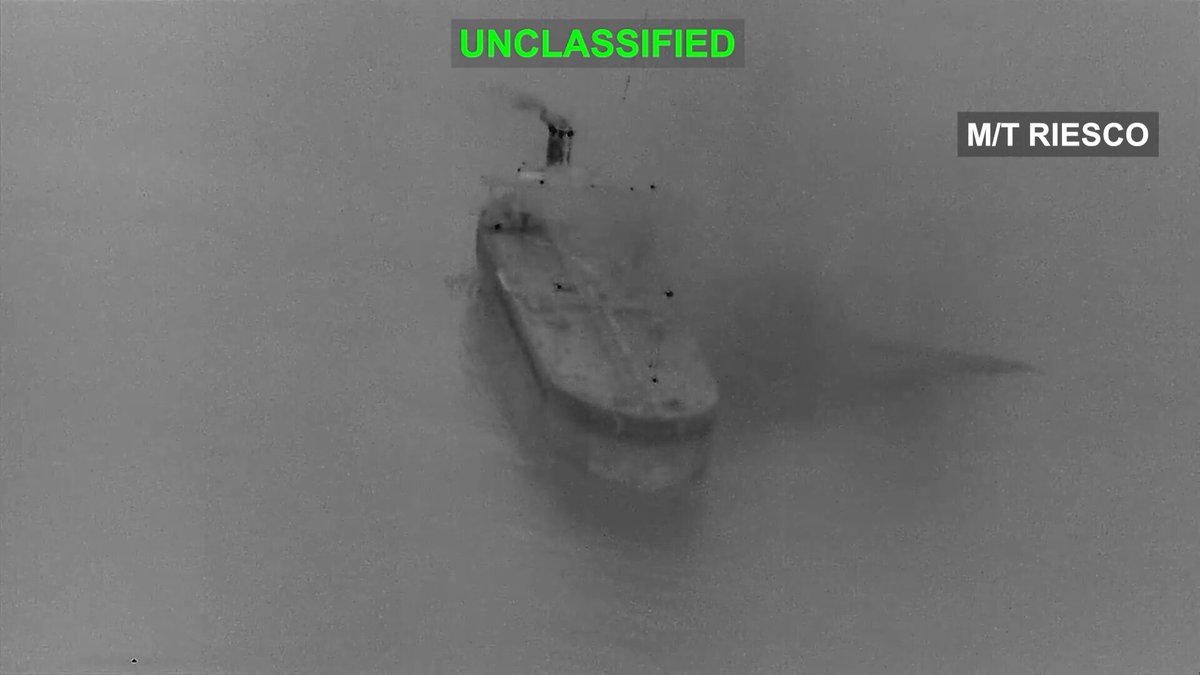 US forces attacked 5 Iranian oil tankers this evening. Seen here, newly released footage shows numerous munitions slamming into the M/T RIESCO, causing catastrophic damage to the Iranian tanker