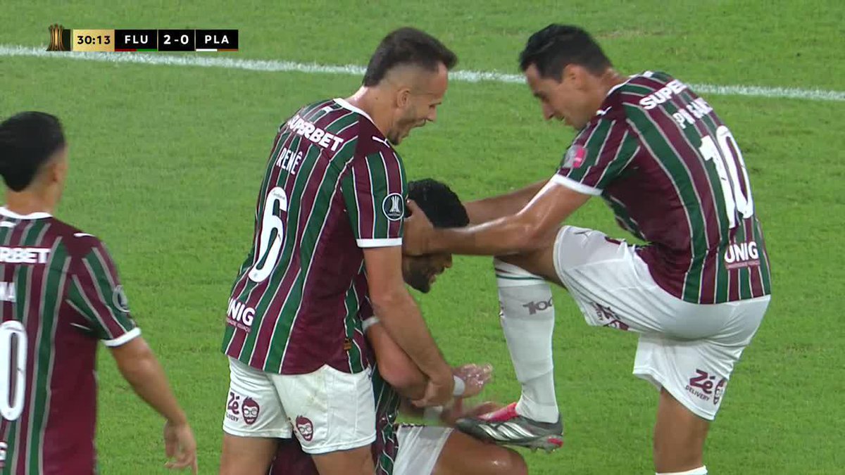 🤯 EL GOLAZO QUE SUFRIÓ PLATENSE: Fluminense armó una jugada colectiva espectacular y Hulk no falló para el 2-0 de Fluminense. ▶️ Mirá la 🏆 CONMEBOL #Libertadores en el Plan Premium de #DisneyPlus