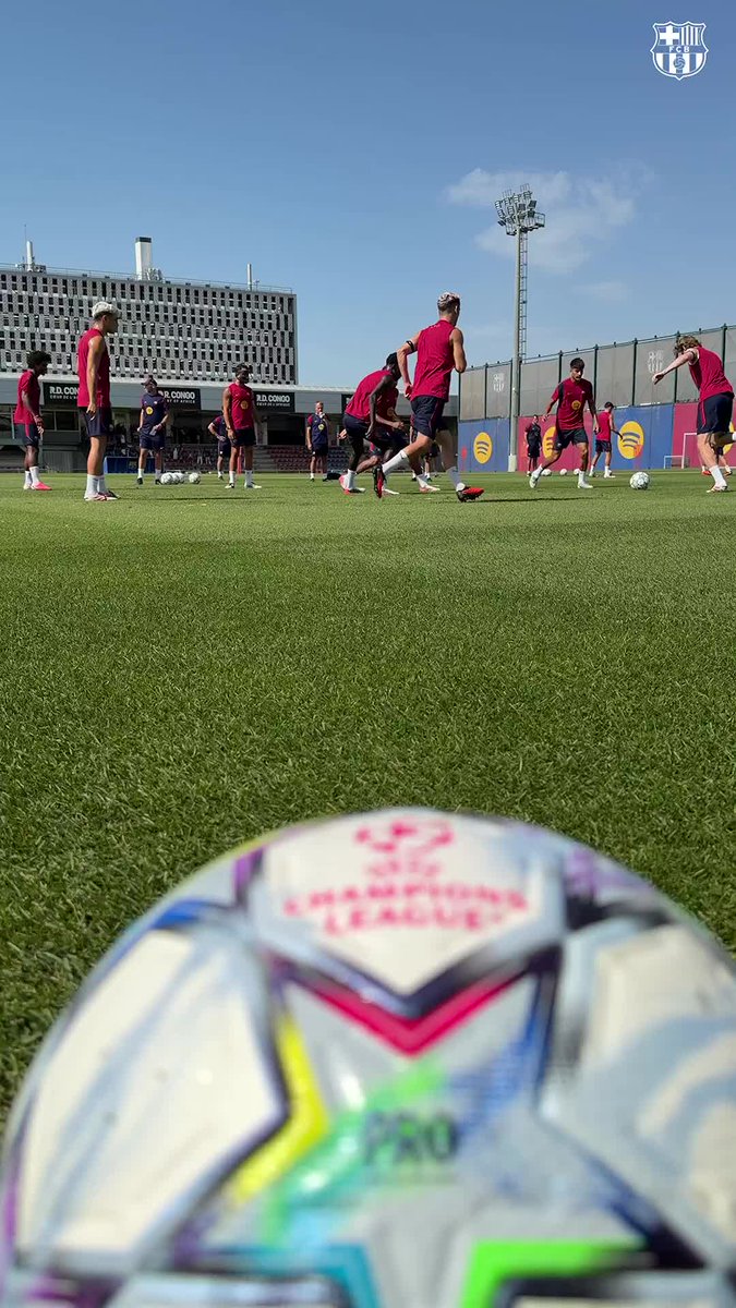 The Champions League ball is watching us