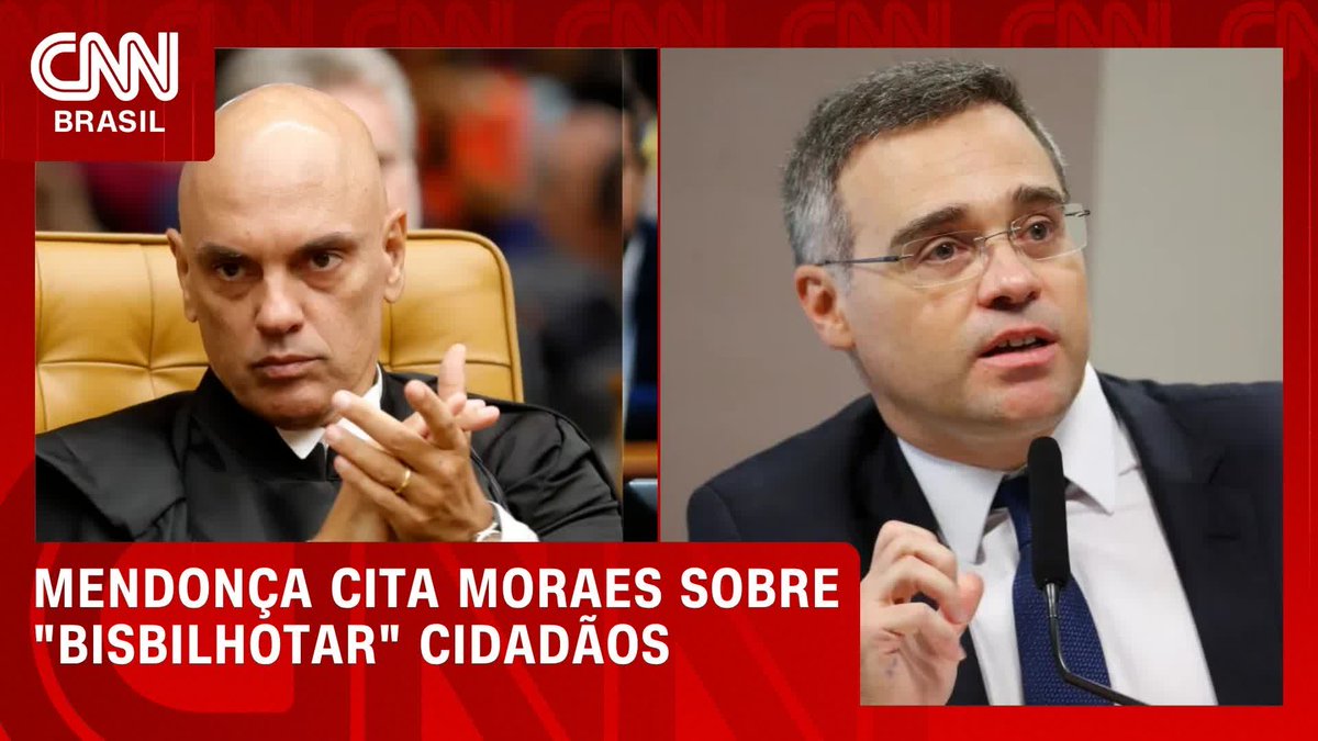 Mendonça cita Moraes sobre “bisbilhotar” cidadãos; assista #CNNPrimeTime