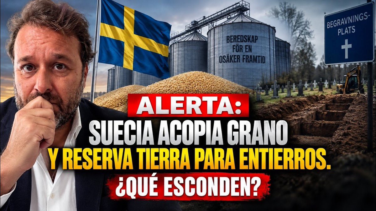 El plan secreto de los países nórdicos: ¿Crisis inminente? ¿Por qué están acumulando grano? Gotemburgo prepara un nuevo cementerio ante el aumento de la mortalidad mientras los países nórdicos refuerzan sus silos. Gotemburgo, Suecia, ha iniciado la compra de 40.000 metros cuadrados de terreno para ampliar su capacidad funeraria, una decisión motivada por la previsión de una alta mortalidad. Este movimiento no es aislado, ya que refleja una tendencia de precaución que se extiende por toda la región ante un escenario de incertidumbre creciente. Paralelamente, países nórdicos como Finlandia y Noruega han comenzado a llenar sus silos de cereal, priorizando la seguridad alimentaria como medida estratégica. Estocolmo, por su parte, ha destinado 575 millones de coronas para este fin con vistas a 2026, evidenciando un cambio en la planificación de los recursos básicos frente a posibles crisis. Analizamos cómo esta geopolítica de la supervivencia está marcando la agenda de los gobiernos del norte de Europa.