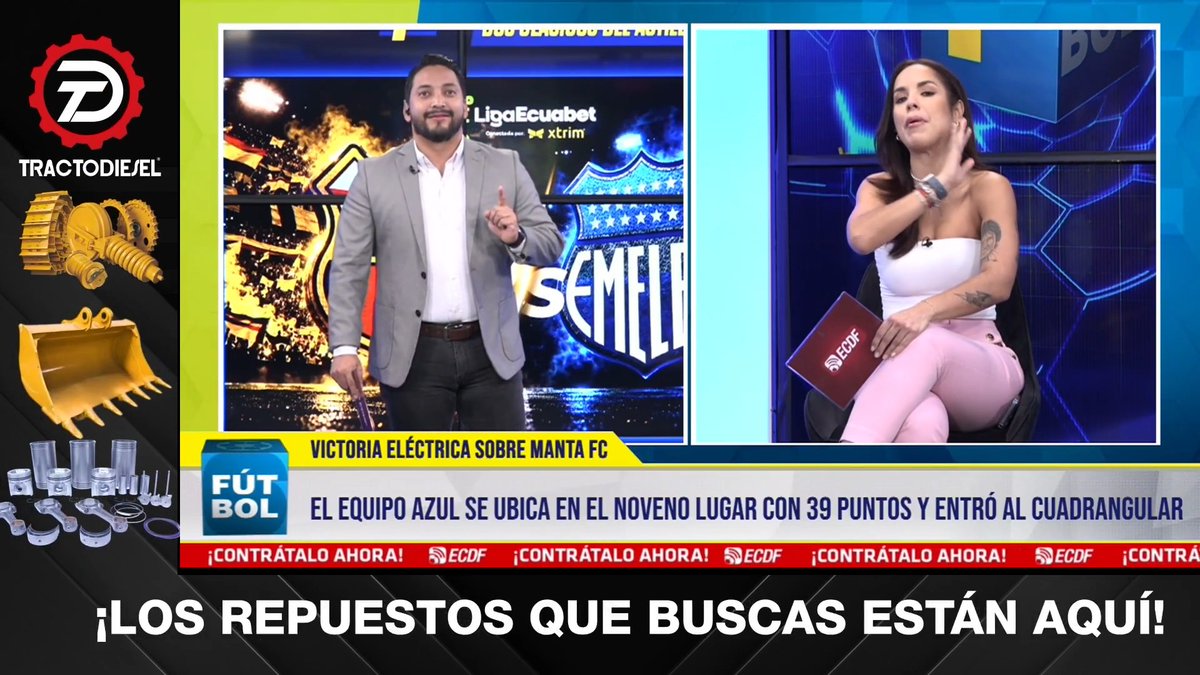 🟡⚫ “DONDE ESTÉ BARCELONA, VA A VENDER MÁS” 🗣️ Majo Gavilanes A. acerca de que #BarcelonaSC no tiene que bajar de la posición en la que se encuentra para seguir siendo un torneo interesante. #TractoDiesel TRACTODIESEL #FdeFutbolxECDF 📲