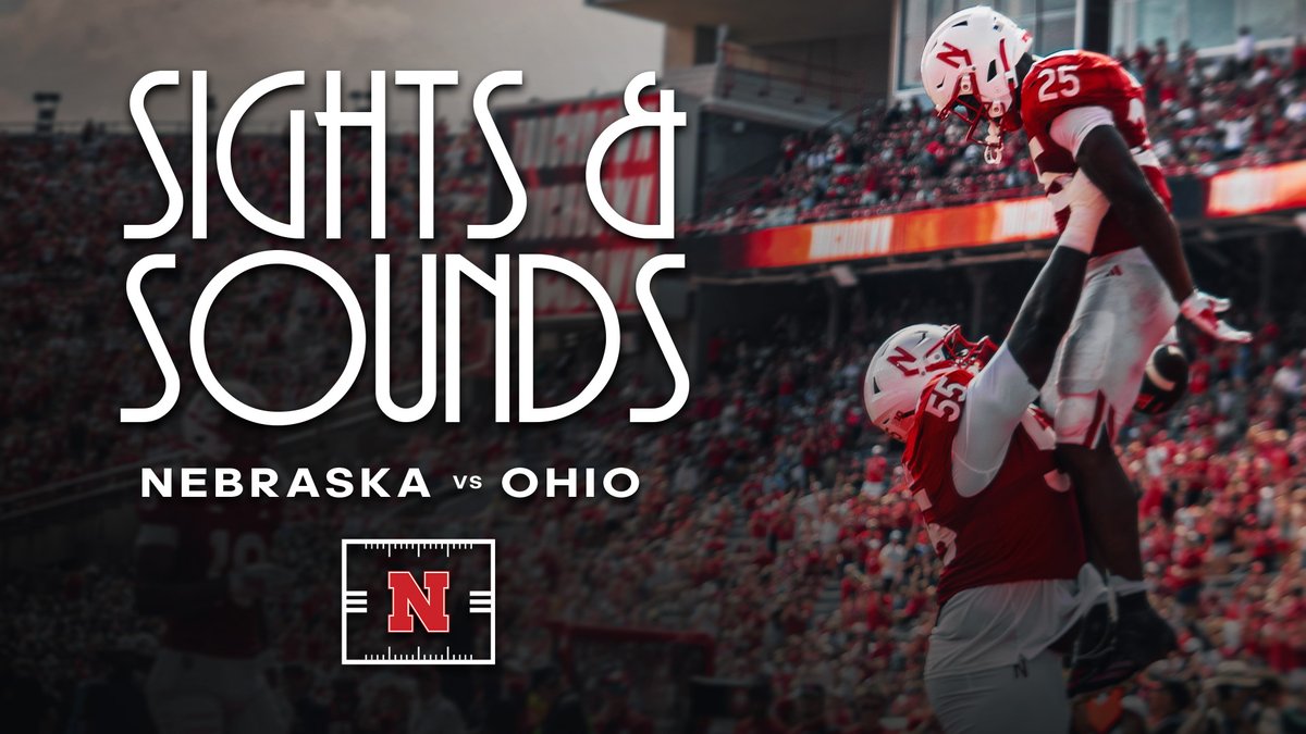 Relive the Sights &amp; Sounds of the Huskers 49-21 victory over the Ohio Bobcats 📽️🍿
