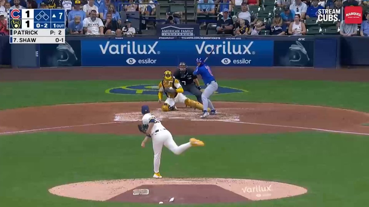 The Cubs dugout was not happy after Matt Shaw was denied an ABS challenge.