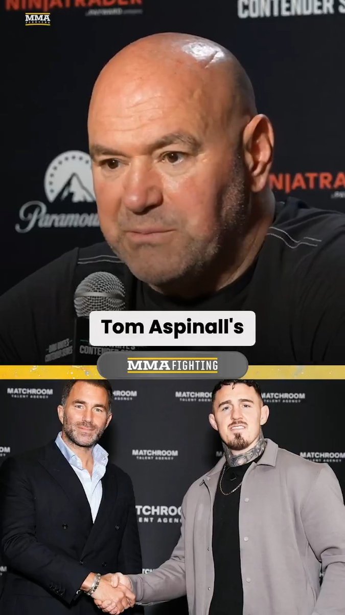Dana White says the "heavyweight division rolls on" while Tom Aspinall recovers "Tom Aspinall is hurt until we hear differently."