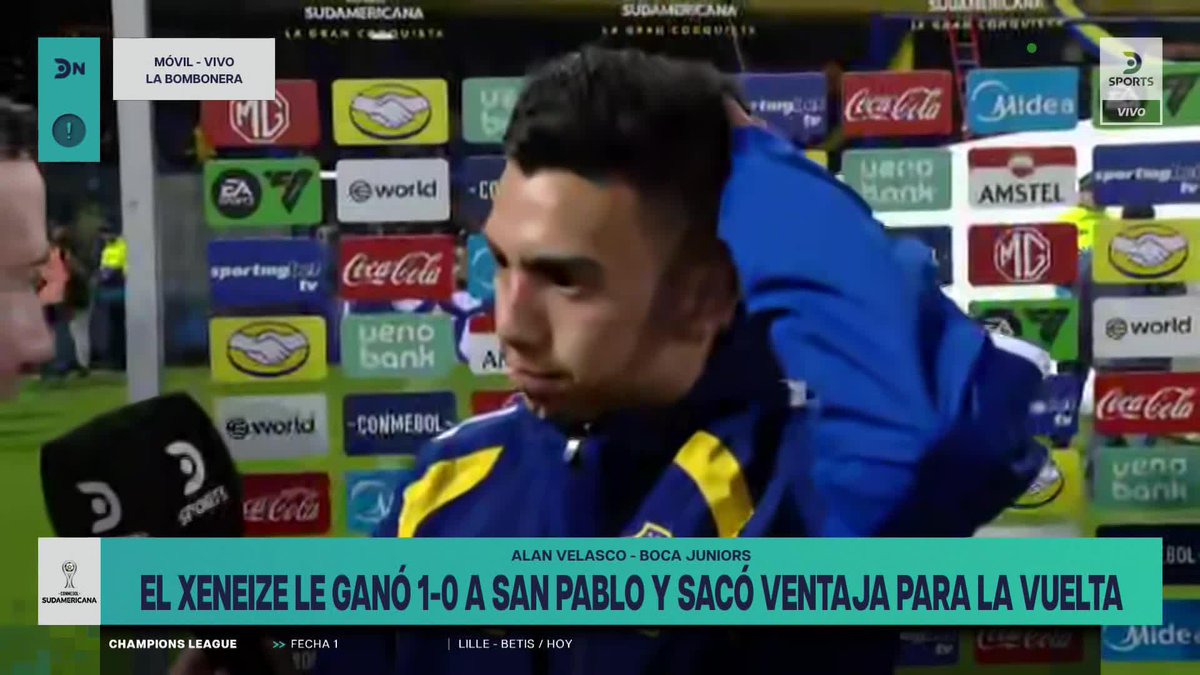 🗣️ALAN #VELASCO: "Una lástima que no pude convertir, pero la verdad que AGRADECIDO POR EL APOYO DE LA GENTE".