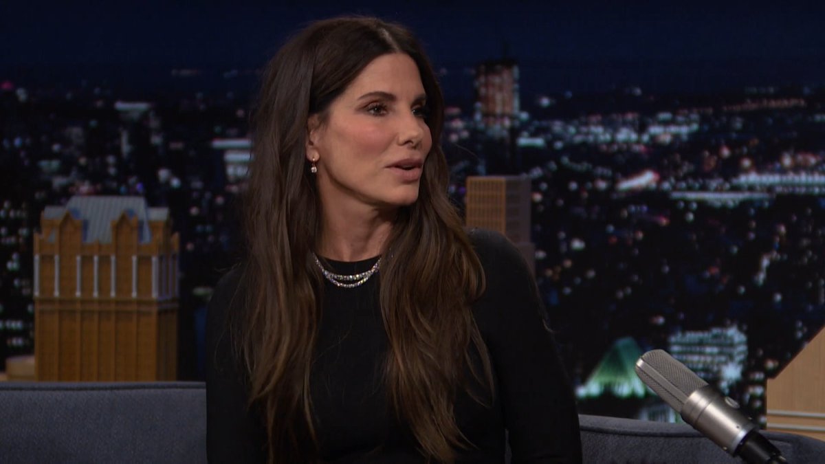 Sandra Bullock was interviewed by her longtime friend Jennifer Aniston for Interview Magazine! #FallonTonight