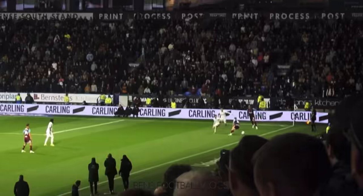 Bowen’ corner dribble last night vs Bolton… guys a joke man 😭