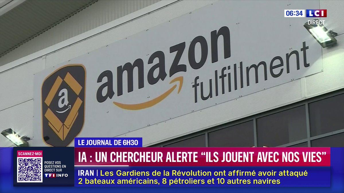 🔴 IA : un chercheur alerte "ils jouent avec nos vies" 📺 Le journal de 6H30 de Laurène Barrière-Tallerie | Matinale LCI